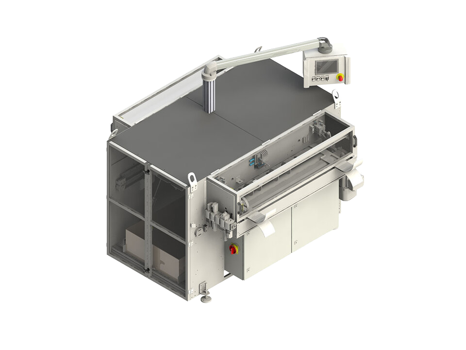ConSta corrugated cardboard punching, die-cutting or creasing machine rendering