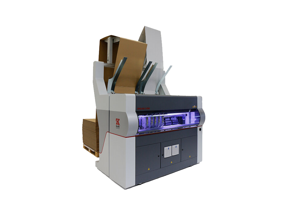 Picture of the VPS100 corrugated cutting machine