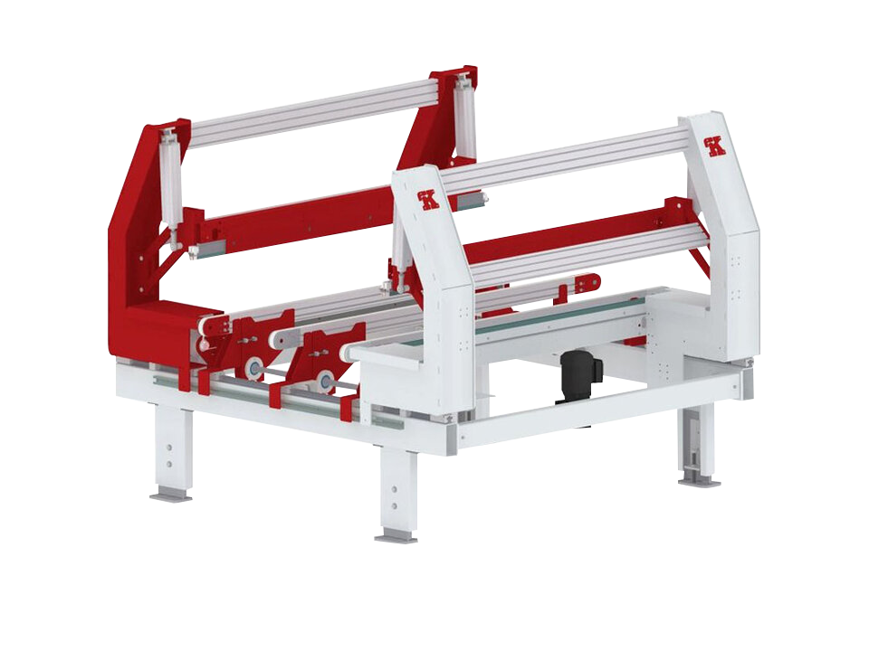 Side sealing packaging machine rendering